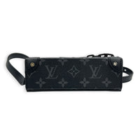 Steamer Monogram Eclipse Crossbody Bag in Monogram Coated Canvas, Gunmetal hardware
