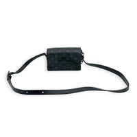 Steamer Monogram Eclipse Crossbody Bag in Monogram Coated Canvas, Gunmetal hardware