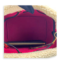 NeoNoe Teddy MM Black Bucket Bag in Calfskin, Gold hardware