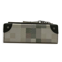 Steamer Damoflage D16 Crossbody Bag in Coated Canvas, Silver hardware