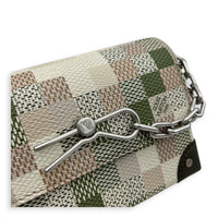 Steamer Damoflage D16 Crossbody Bag in Coated Canvas, Silver hardware