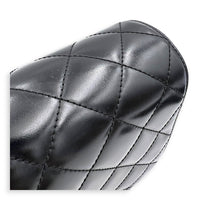 CC Black Messenger in Calfskin, Gold hardware