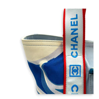 Sport Line Surfing Tote Blue Top Handle Bag in Canvas