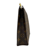 Pochette Toilette Monogram Pouch in Monogram Coated Canvas, Gold hardware