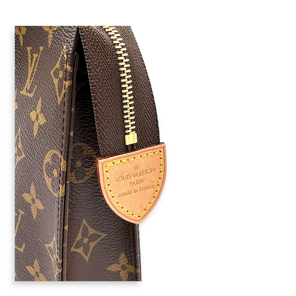 Pochette Toilette Monogram Pouch in Monogram Coated Canvas, Gold hardware