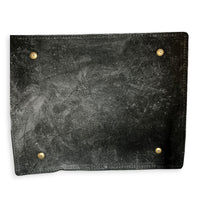 Le 37 Medium Noir Top Handle Bag in Calfskin, Gold hardware