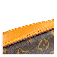 Metis Crossbody Bag Brown in Monogram Coated Canvas, Gold hardware
