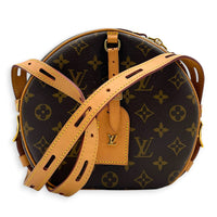 Boite a Chapeau Crossbody Bag MM Brown in Monogram Coated Canvas