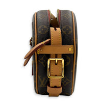 Boite a Chapeau Crossbody Bag MM Brown in Monogram Coated Canvas