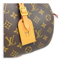 Boite a Chapeau Crossbody Bag MM Brown in Monogram Coated Canvas