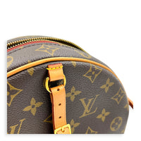 Boite a Chapeau Crossbody Bag MM Brown in Monogram Coated Canvas