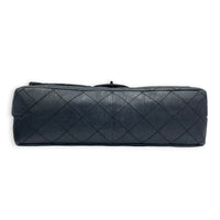 2.55 Shoulder Bag Grey in Distressed Leather, Ruthenium hardware
