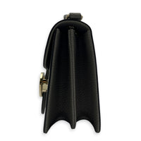 Interlocking G Shoulder Bag Grey in Calfskin, Gold hardware