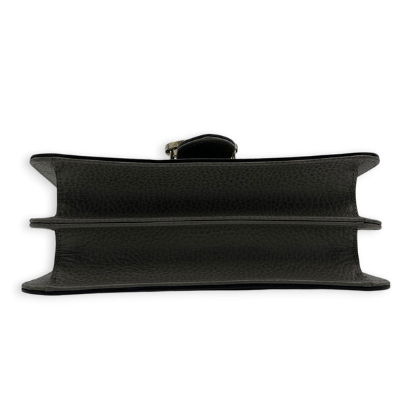 Interlocking G Shoulder Bag Grey in Calfskin, Gold hardware