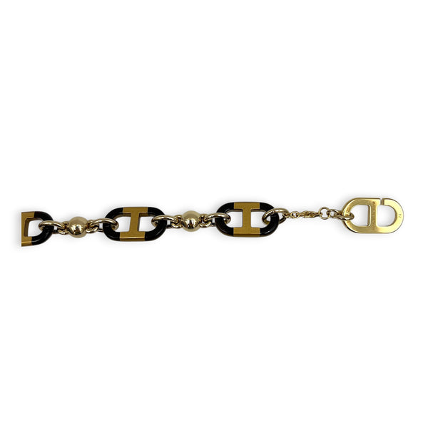 Corne de Buffle PM Multi-colour Bracelet in, Permabrass hardware