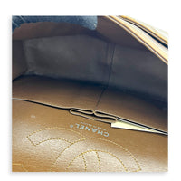 2.55 Shoulder Bag Brown in Calfskin, Ruthenium hardware