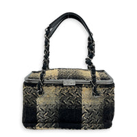 Paris-New York Vanity Bag Multi-colour in Tweed, Silver hardware
