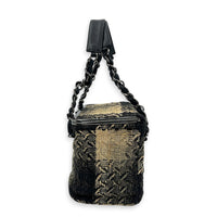 Paris-New York Vanity Bag Multi-colour in Tweed, Silver hardware