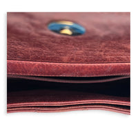 Perfect Edge Shoulder Bag Red in Calfskin, Gold hardware