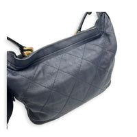 CC Navy Hobo Bag in Lambskin, Gold hardware