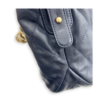 CC Navy Hobo Bag in Lambskin, Gold hardware
