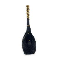 CC Navy Hobo Bag in Lambskin, Gold hardware
