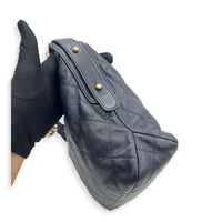 CC Navy Hobo Bag in Lambskin, Gold hardware