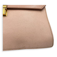 Madras Top Handle Bag Pink in Goat Leather, Gold hardware