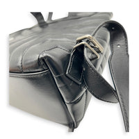 Loulou Backpack Black, Silver hardware