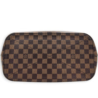 Siena GM Brown Top Handle Bag in Coated Canvas, Gold hardware