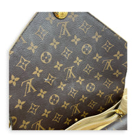 Double V Top Handle Bag White in Calfskin/ Coated Canvas, Gold hardware