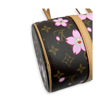 Papillon Shoulder Bag Cherry Blossom x Murakami in Monogram Coated Canvas, Gold hardware