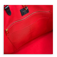 OnTheGo GM Brown Tote Bag in Monogram Coated Canvas, Gold hardware