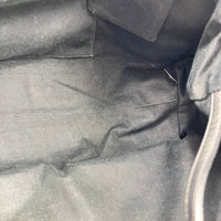 In The Business Black Tote Bag in Calfskin, Silver hardware