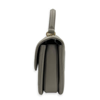 Trendy CC Medium Grey Shoulder Bag in Lambskin, Gold hardware