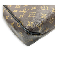 District Brown Shoulder Bag in Monogram Coated Canvas,  hardware