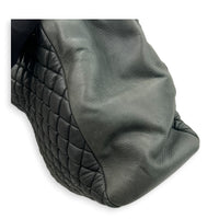 CC Green Tote Bag in Nubuck, Ruthenium hardware