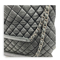 CC Green Tote Bag in Nubuck, Ruthenium hardware