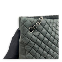 CC Green Tote Bag in Nubuck, Ruthenium hardware