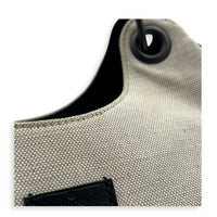 Guccissima Beige Shoulder Bag in Canvas, Gunmetal hardware