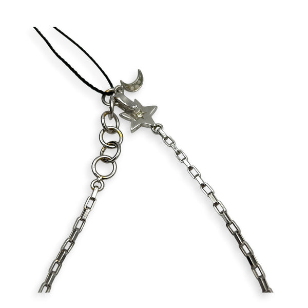 CC Silver Necklace in Metal, Silver hardware