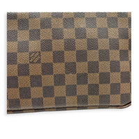 Neverfull MM Damier Ebene Tote Bag in Coated Canvas, Gold hardware