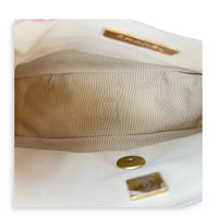 C19 Shoulder Bag Small Beige in Lambskin, Mixed hardware