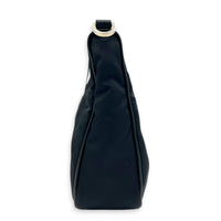 Re-Edition 2005 Shoulder Bag Nero in Re-Nylon, Silver hardware