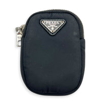 Re-Edition 2005 Shoulder Bag Nero in Re-Nylon, Silver hardware