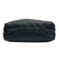 22 Tote Shoulder Bag Mini Black in Calfskin, Gold hardware