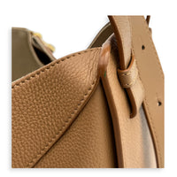 Hammock Shoulder Bag Brown, Gold hardware