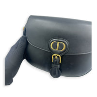 Bobby Shoulder Bag Black in Calfskin, Gold hardware