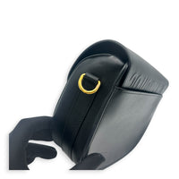 Bobby Shoulder Bag Black in Calfskin, Gold hardware