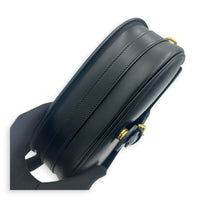 Bobby Shoulder Bag Black in Calfskin, Gold hardware